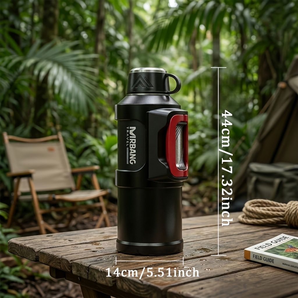 135-Ounce Stainless Steel Insulated Water Bottle with Handle