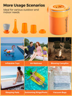 Qunature Mini Electric Air Pump for Camping & Outdoor Gear