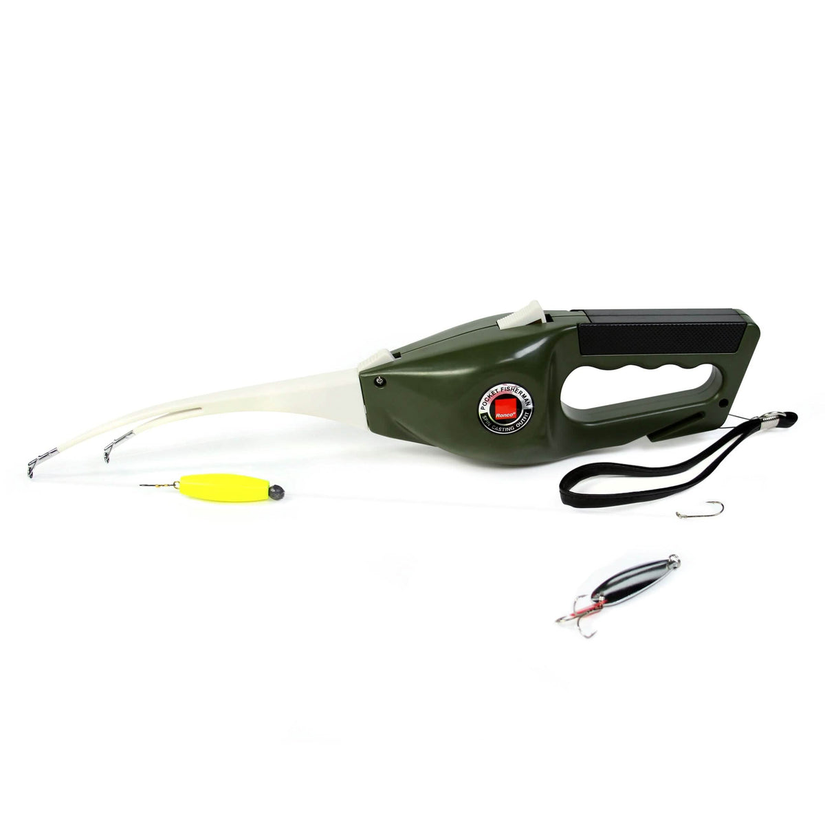 Ronco Pocket Fisherman, Portable Fishing Rod, Foldable Compact Design